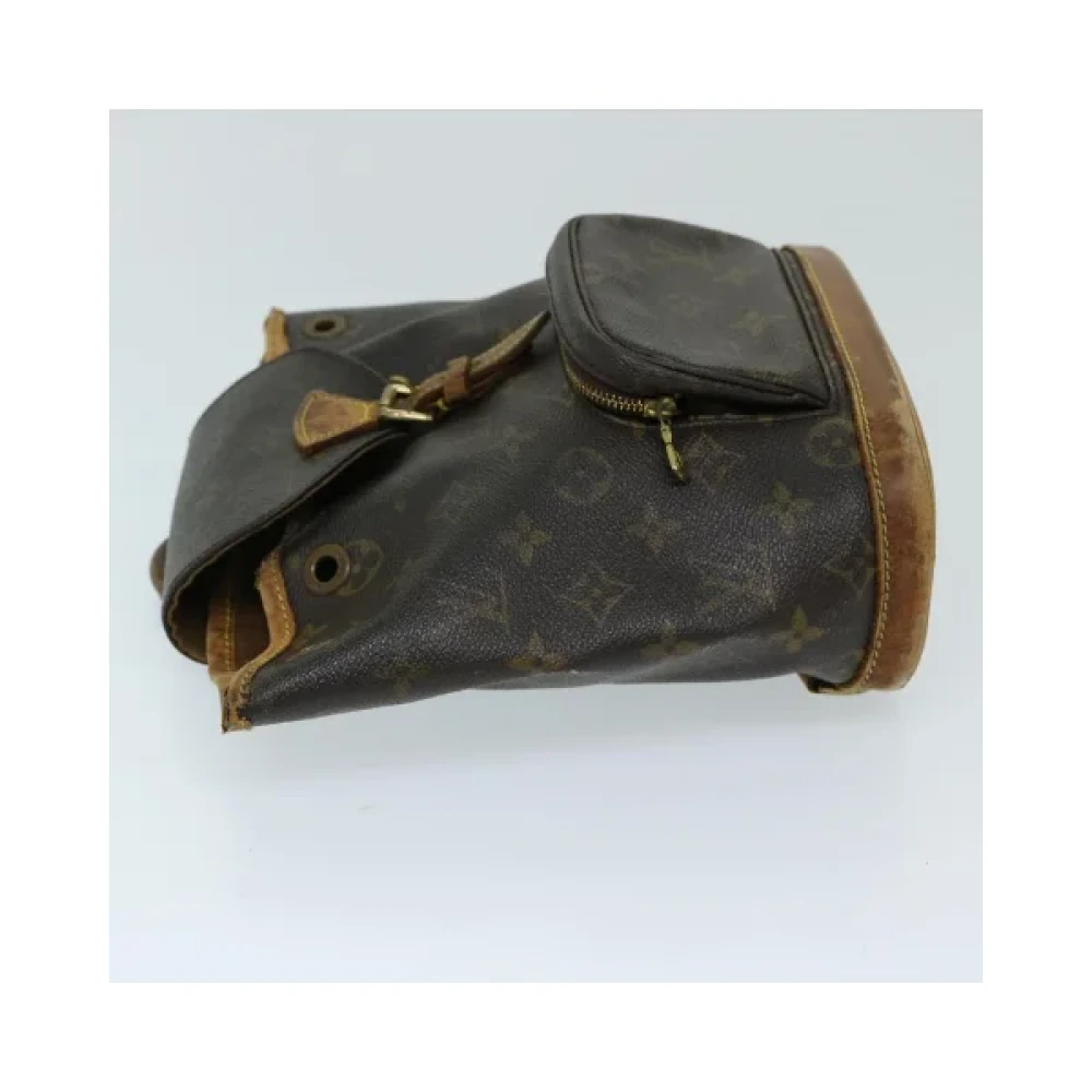 Louis Vuitton Vintage Pre-owned Canvas backpacks Brown Dames