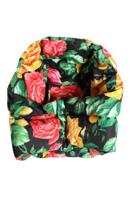 Bandeau En Soie Dolce & Gabbana - Fleurs Roses Et Noir, Diadème élégant