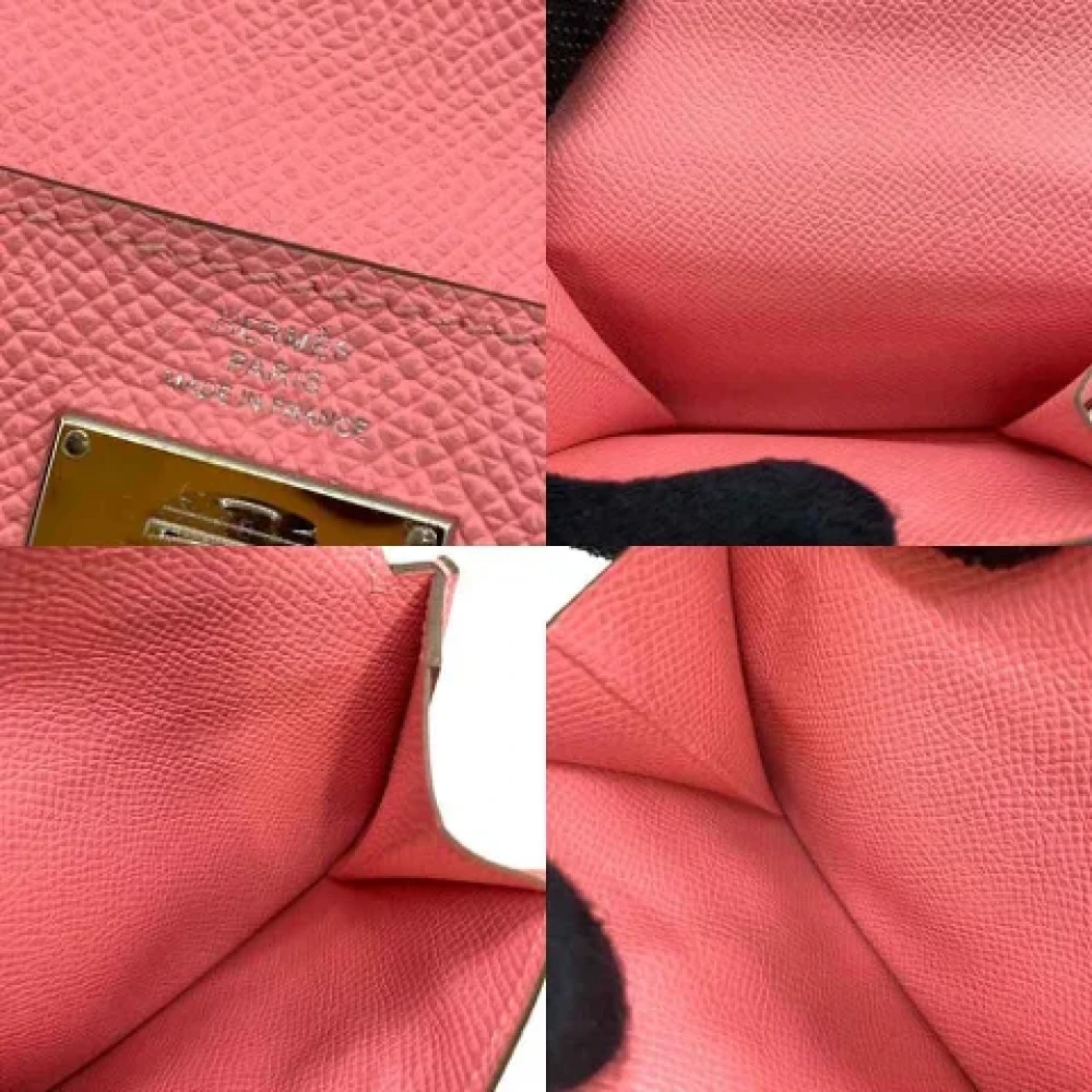 Hermès Vintage Pre-owned Leather wallets Pink Dames