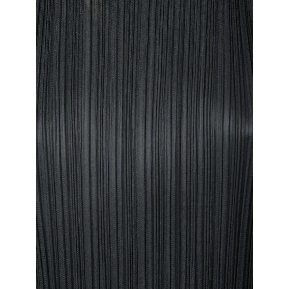 Issey Miyake Elegante Zwarte Jurk Aw24 Black Dames