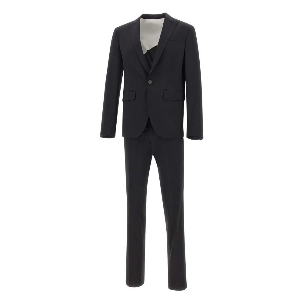 Dsquared2 Black Tokyo Suit - Male - Single Breasted Suits - M - Suits