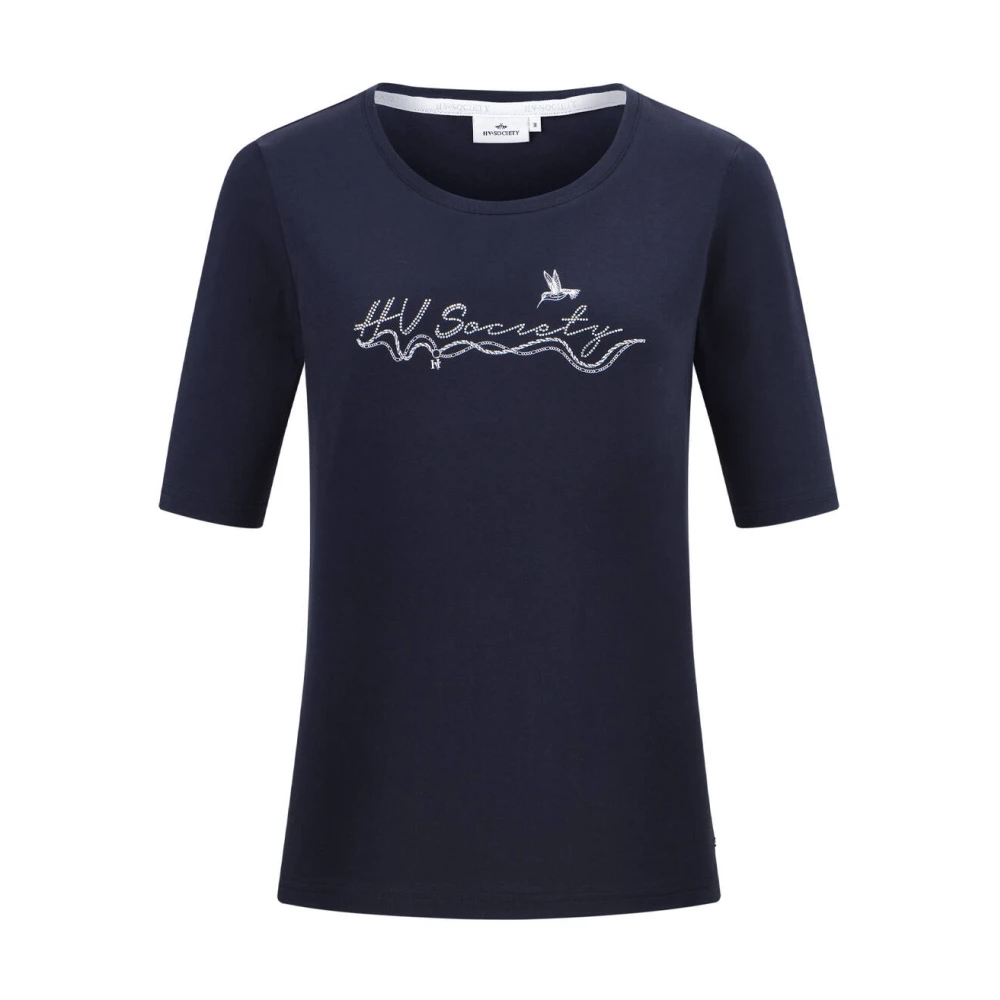 HV Polo Korte Mouw Top Daria Blue Dames