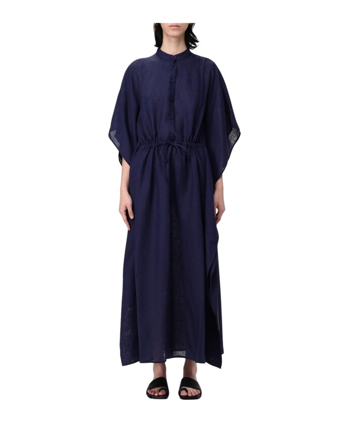 robe-maxi-en-lin-bleu-style-decontracte