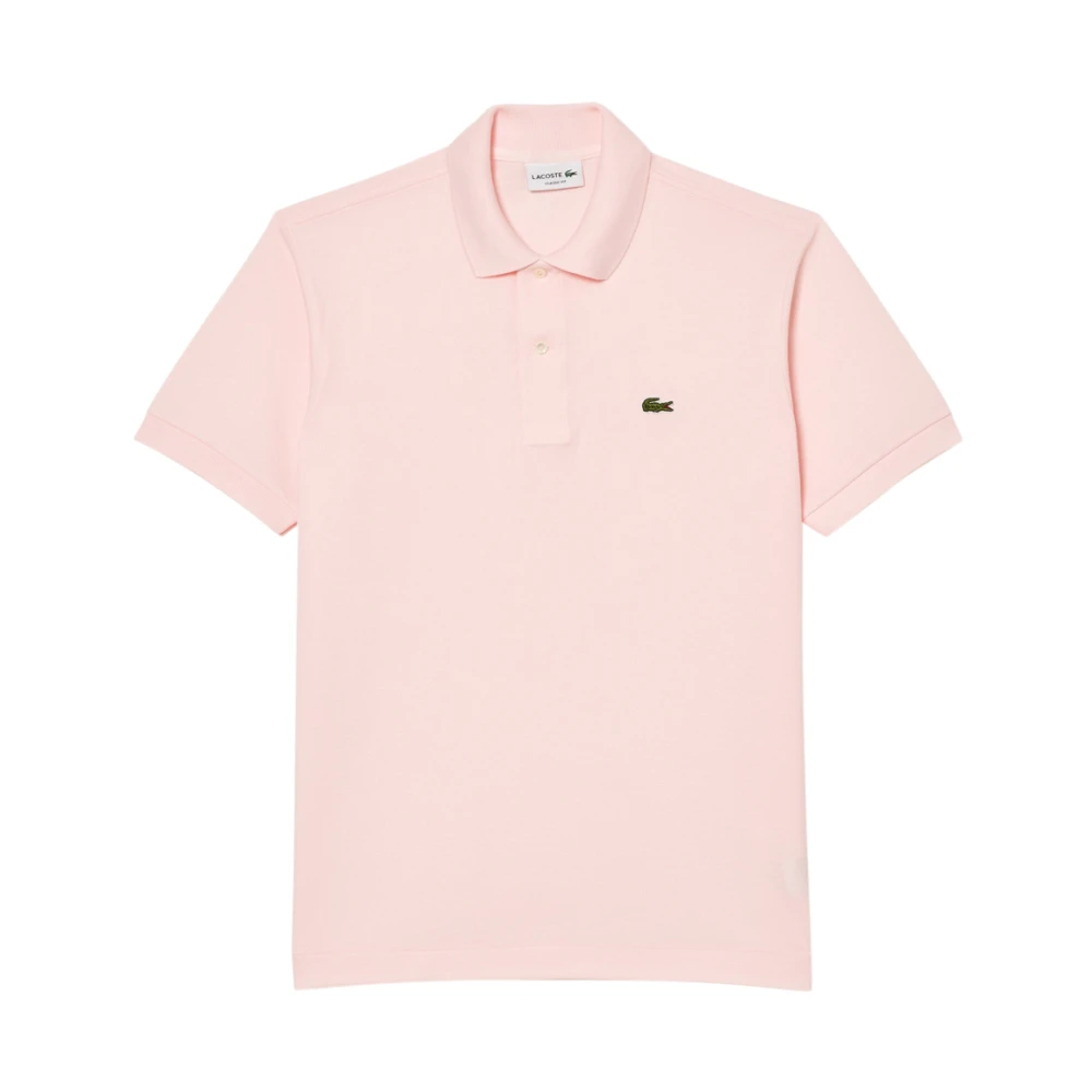 Lacoste Men's Pink Polo Shirts, Xs, Polo Shirt Classic Cotton