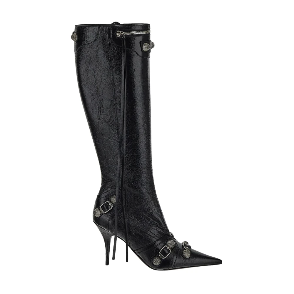 Balenciaga Women's Black High Boots, 5 1/2 Uk, Stylish High Boot