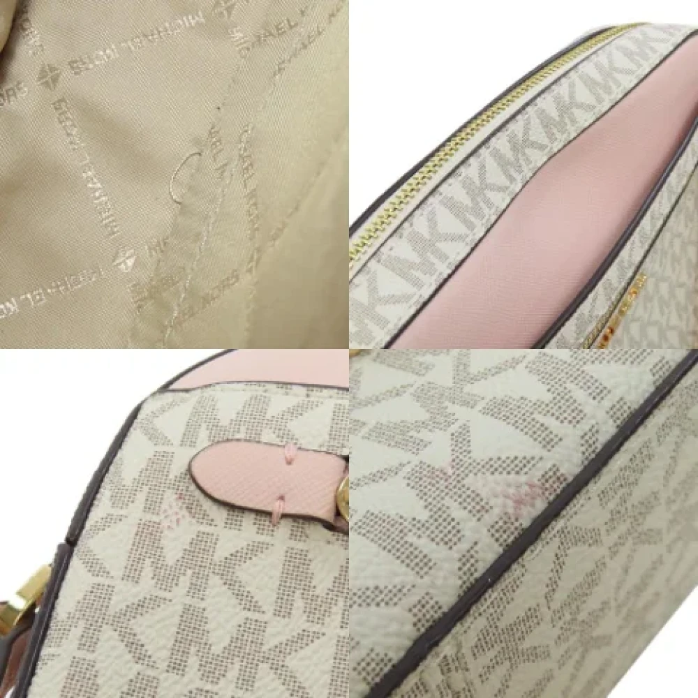 Michael Kors Pre-owned Canvas shoulder-bags Beige Dames