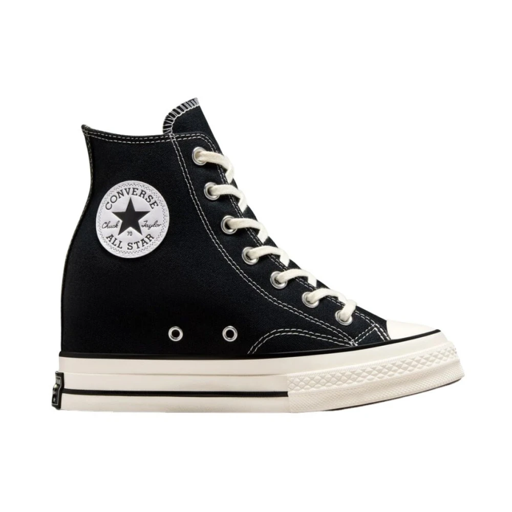 Converse Zwarte Canvas Platform Sneakers Heren Schoenen
