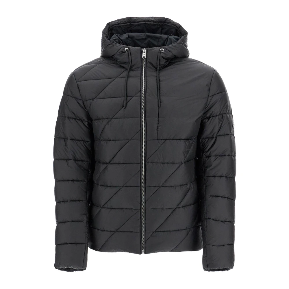Boss Sportieve Lichtgewicht Gewatteerde Jas Black Heren