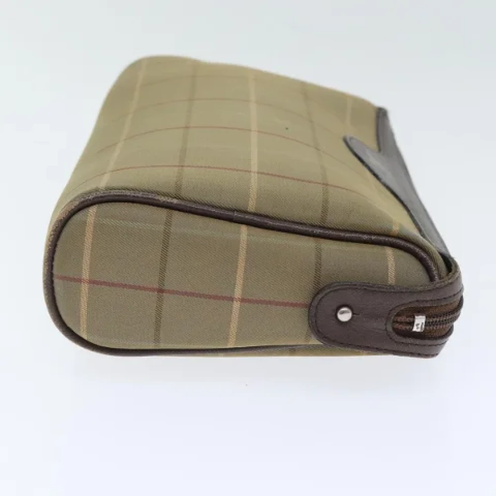 Burberry Vintage Pre-owned Canvas clutches Brown Dames