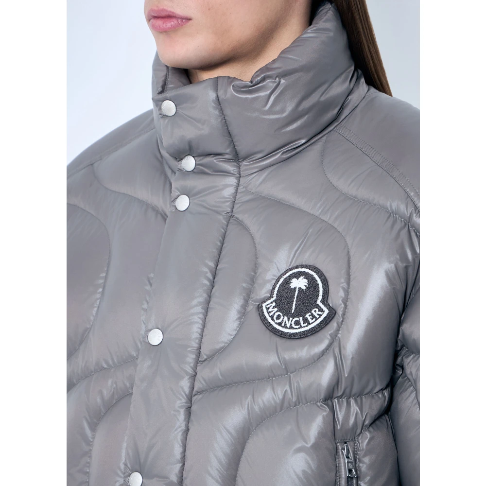 Moncler Golfmotief Donsjack Gray Heren