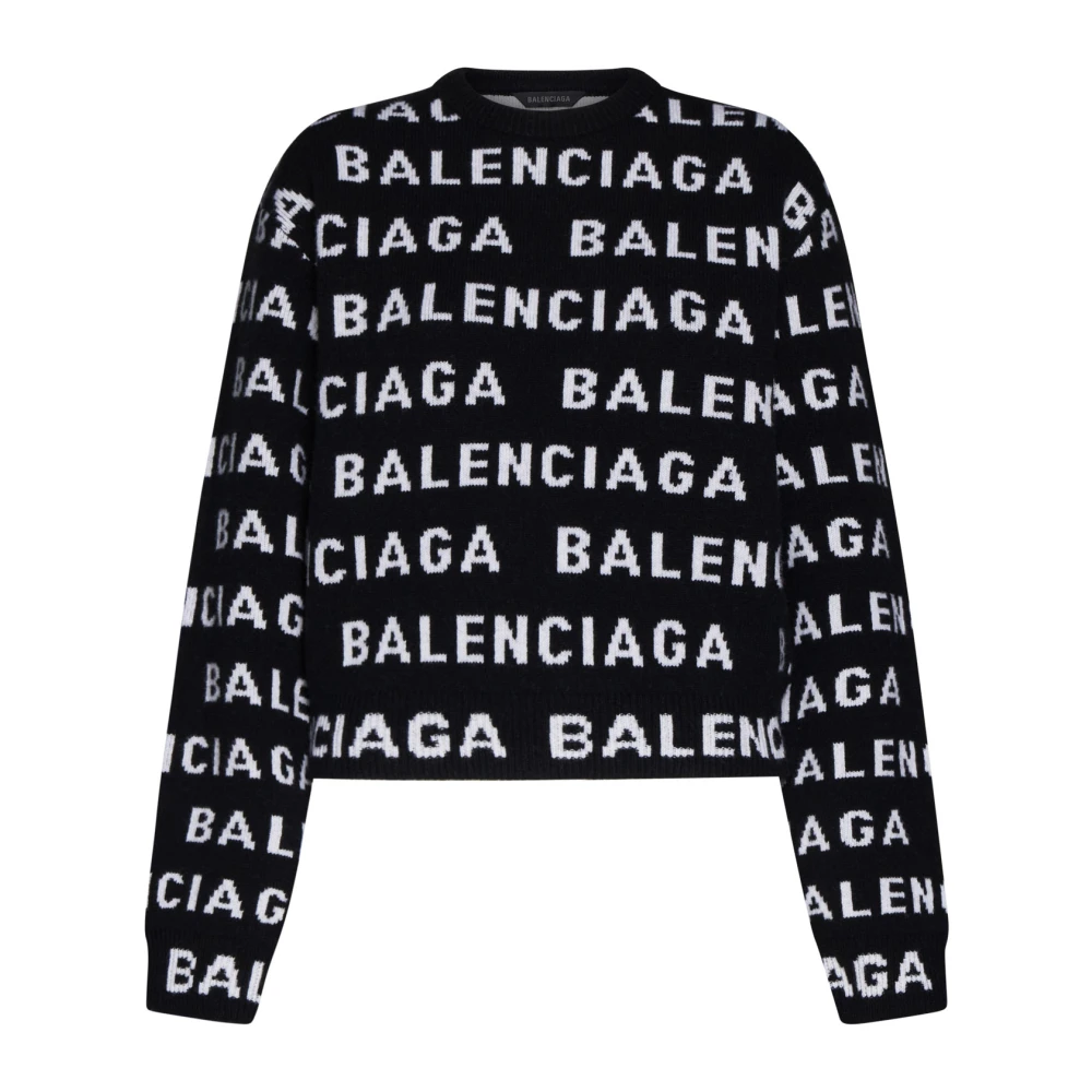 Balenciaga Zwarte Sweaters voor Mannen Black Dames