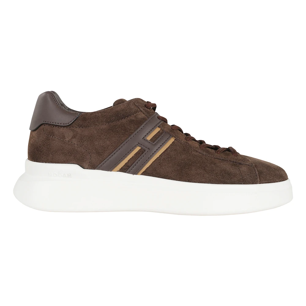 Hogan Men's Brown Sneakers, 7 1/2 Uk, H580 Lace-Up H