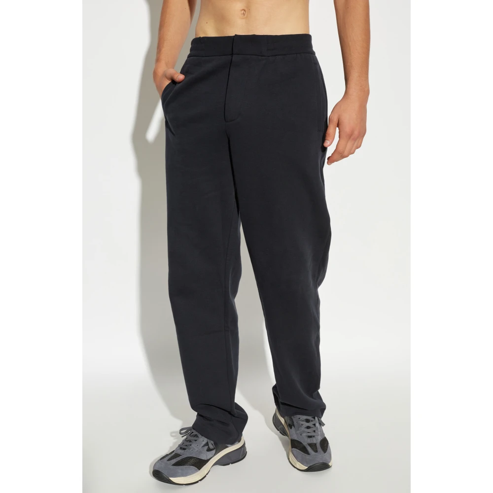 Emporio Armani Katoenen broek Black Heren