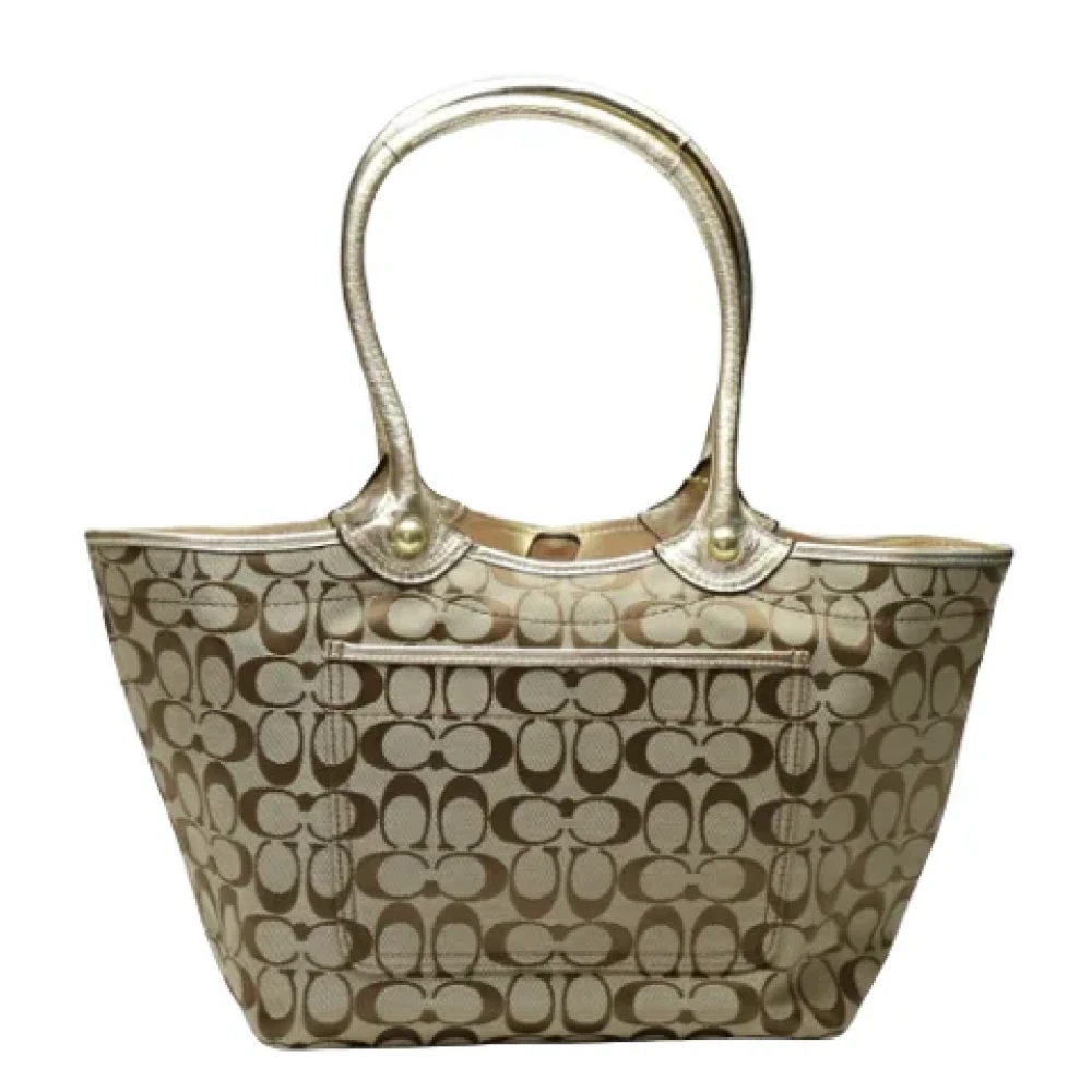 Coach Pre-owned Canvas totes Beige Dames