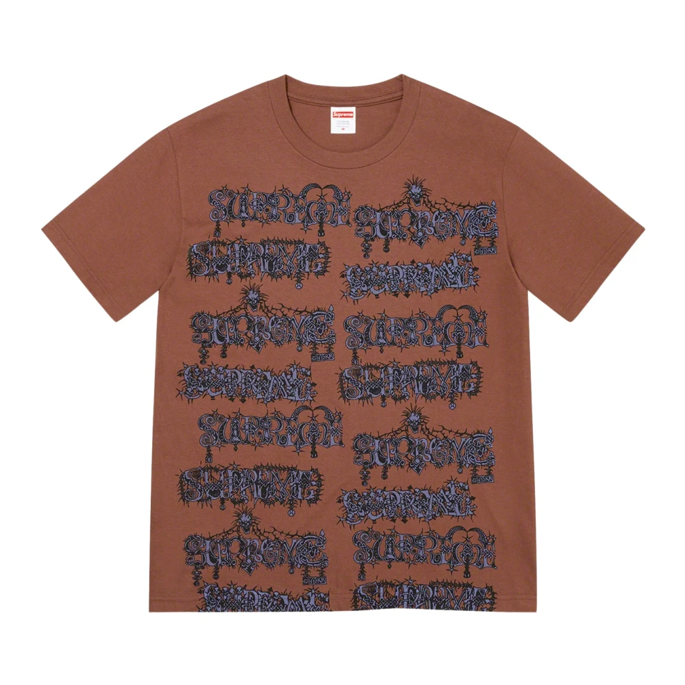 Supreme Klassieke Wombat Tee Bruin Limited Edition Brown Heren