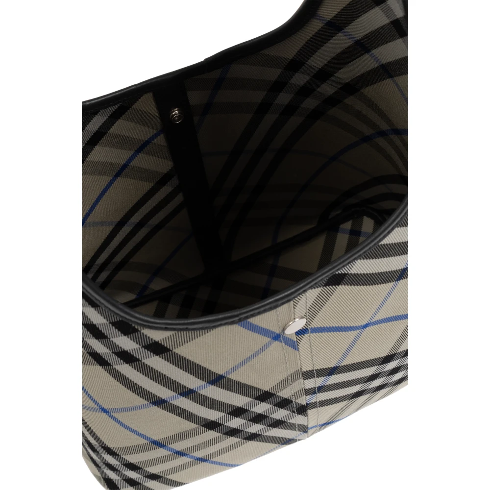 Burberry Schoudertas Gebreid Klein Gray Dames