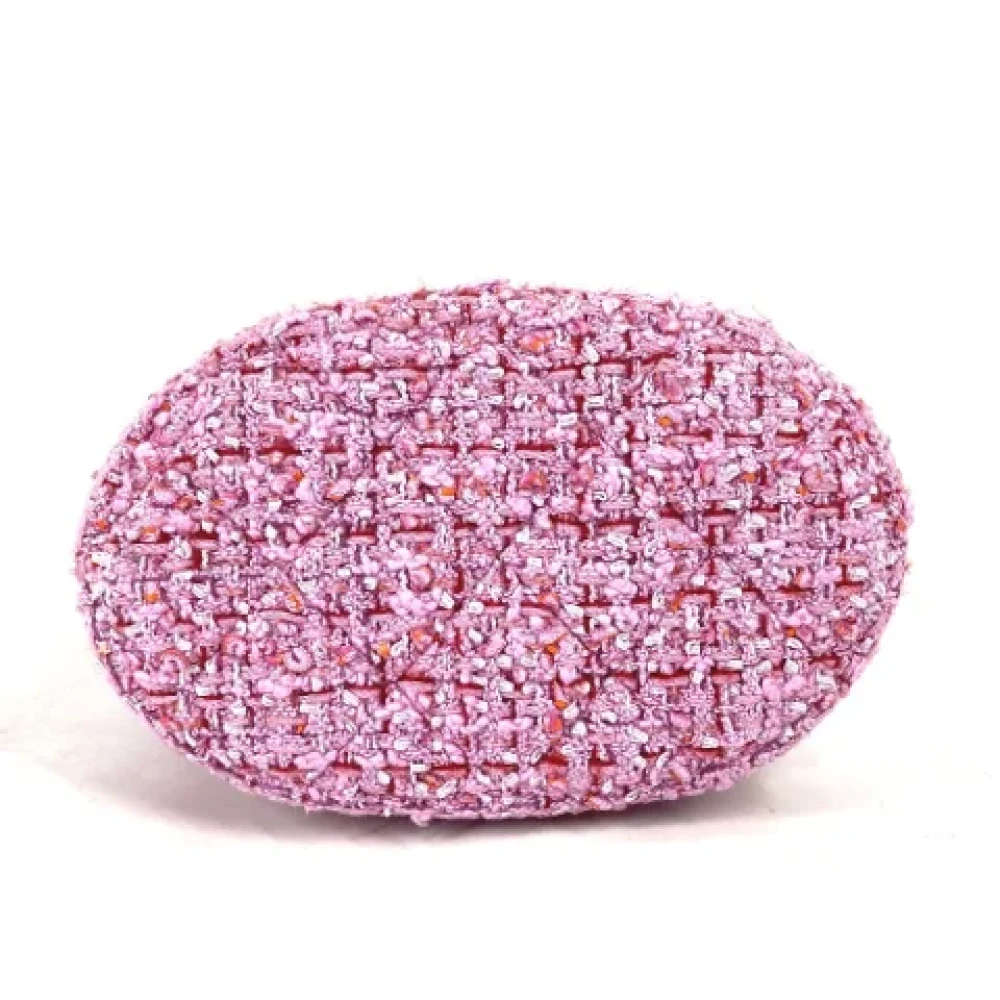 Chanel Vintage Pre-owned Fabric chanel-bags Pink Dames