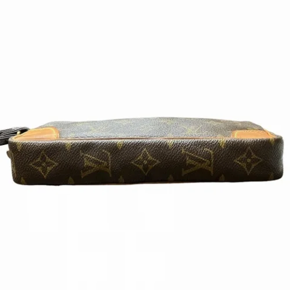 Louis Vuitton Vintage Pre-owned Canvas clutches Brown Dames