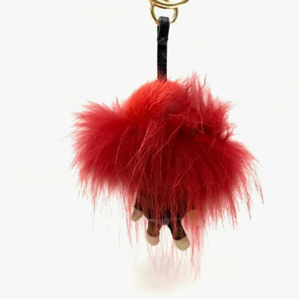 Fendi Vintage Pre-owned Fabric key-holders Red Dames