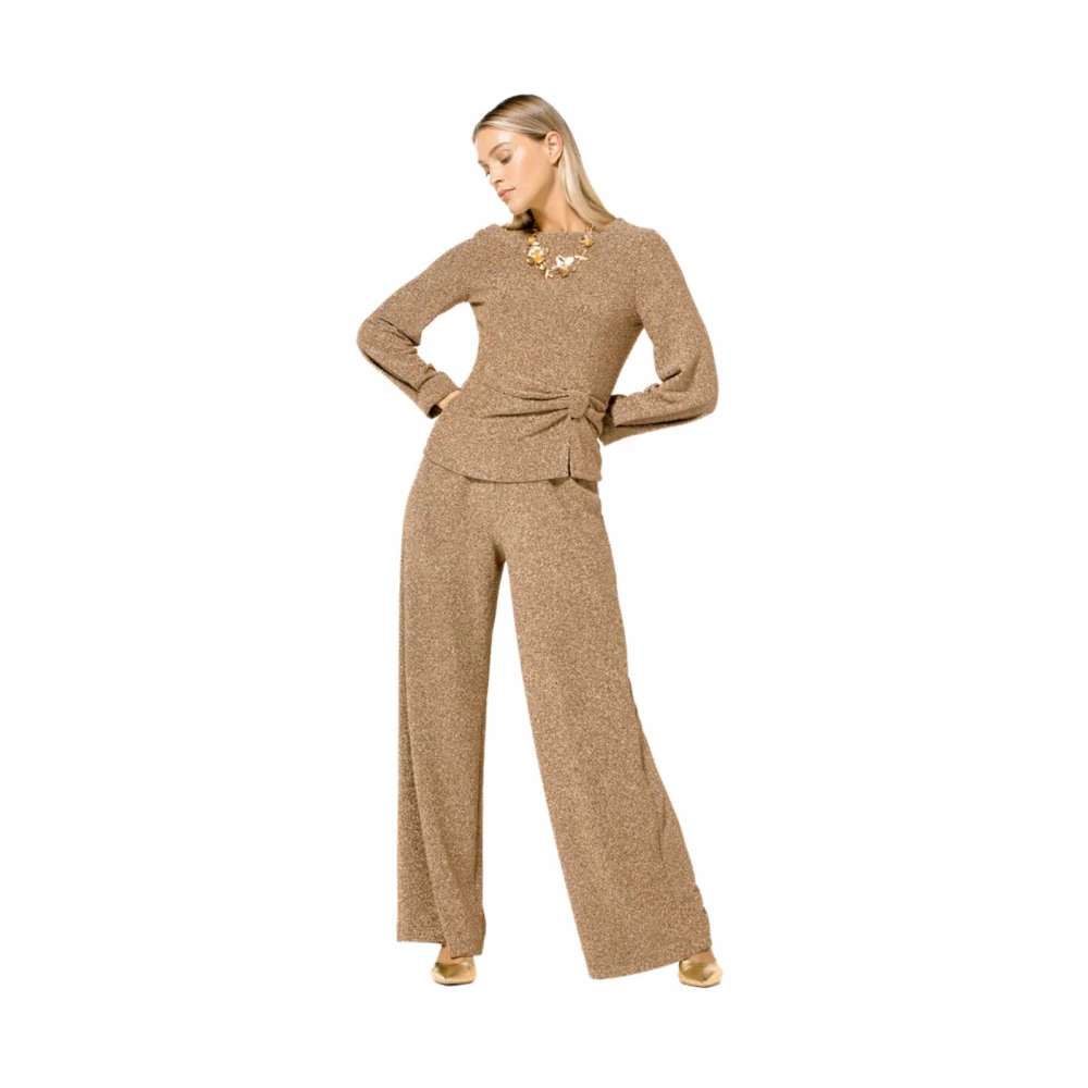 Caroline Biss Elegante Broek Yellow Dames