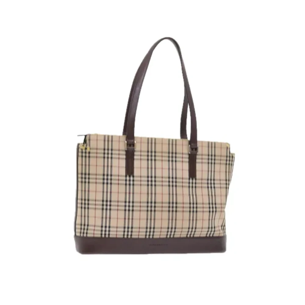 Burberry Vintage Pre-owned Nylon totes Beige Dames