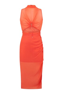 fluorescent-orange-dress-with-cut-out-detail