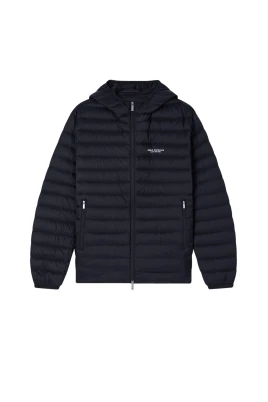 Full zip dunjacka med huva