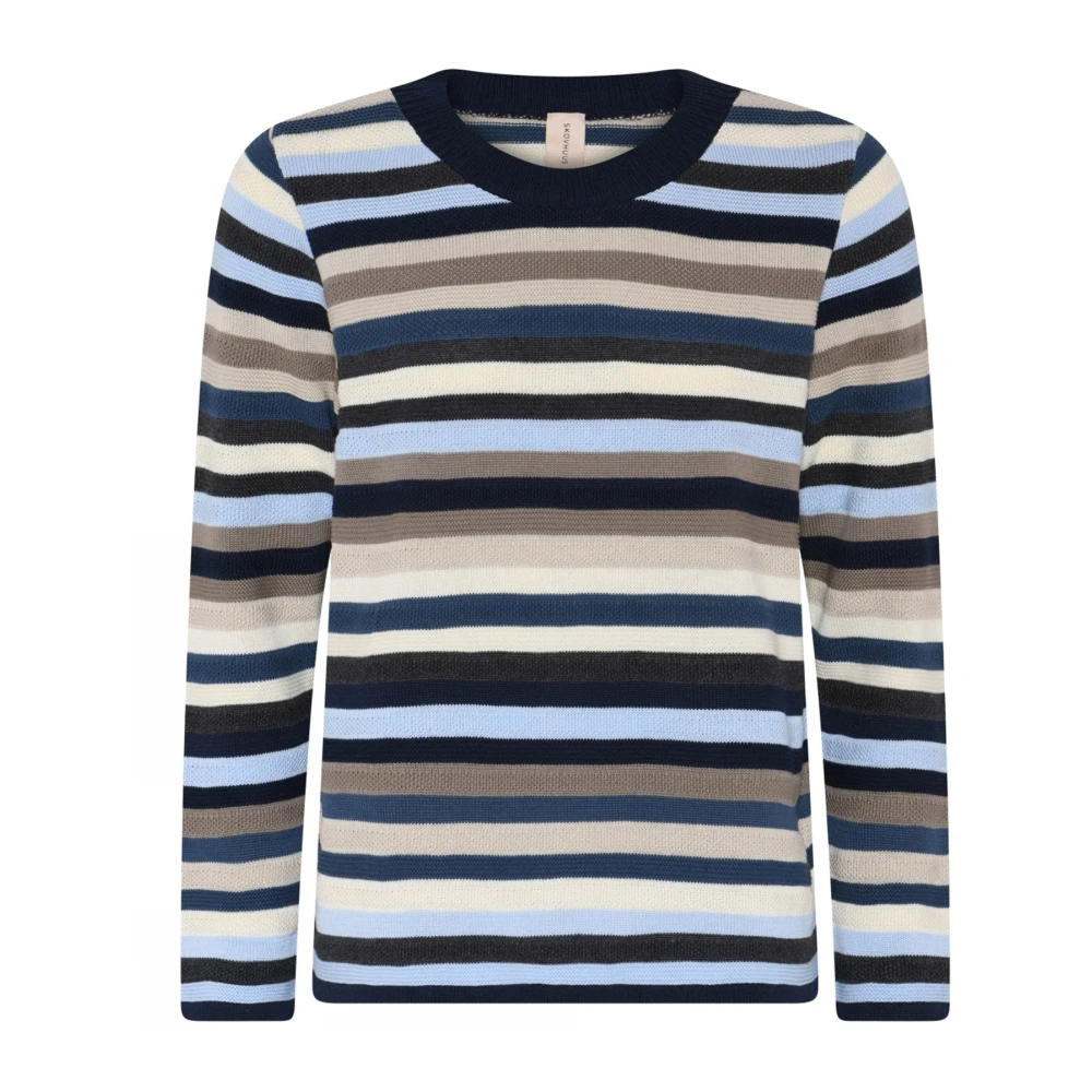 Skovhuus Vrouw Multicolor Truien & Vesten Dames, Veelkleurig, Xl, Rondgebreide Trui