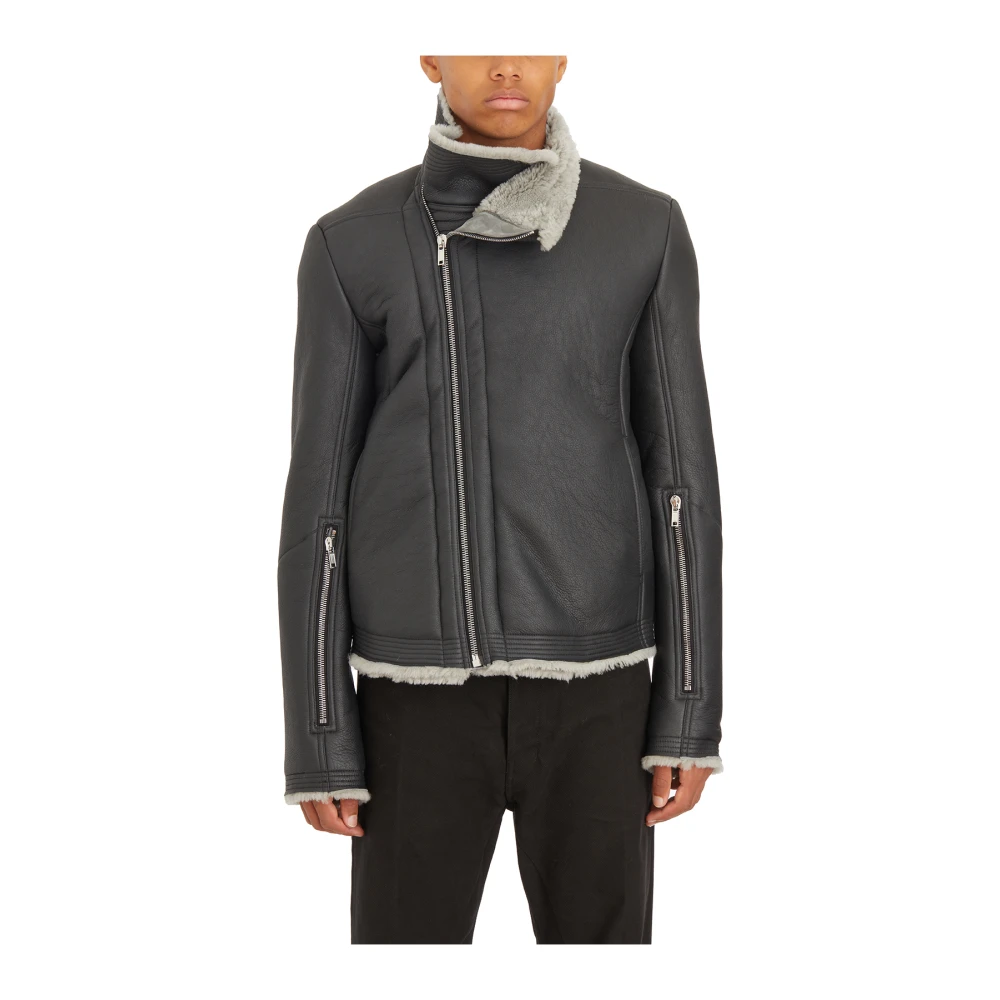 Rick Owens Zwart Parel Bauhaus Jas Gray Heren