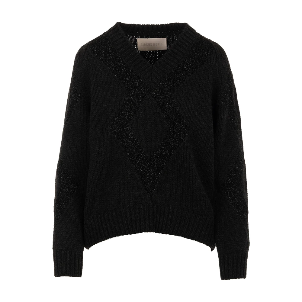 Circus Hotel Stijlvolle Sweaters Collectie Black Dames