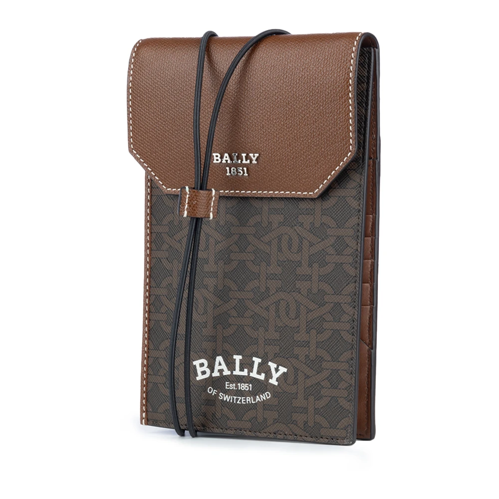 Bally Stijlvolle Portemonnee Brown Heren