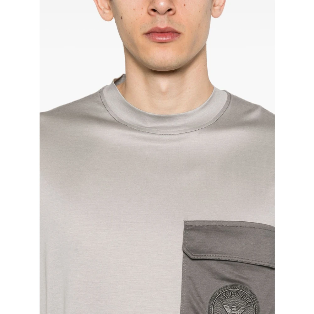 Emporio Armani Grijze T-shirts en Polos Gray Heren