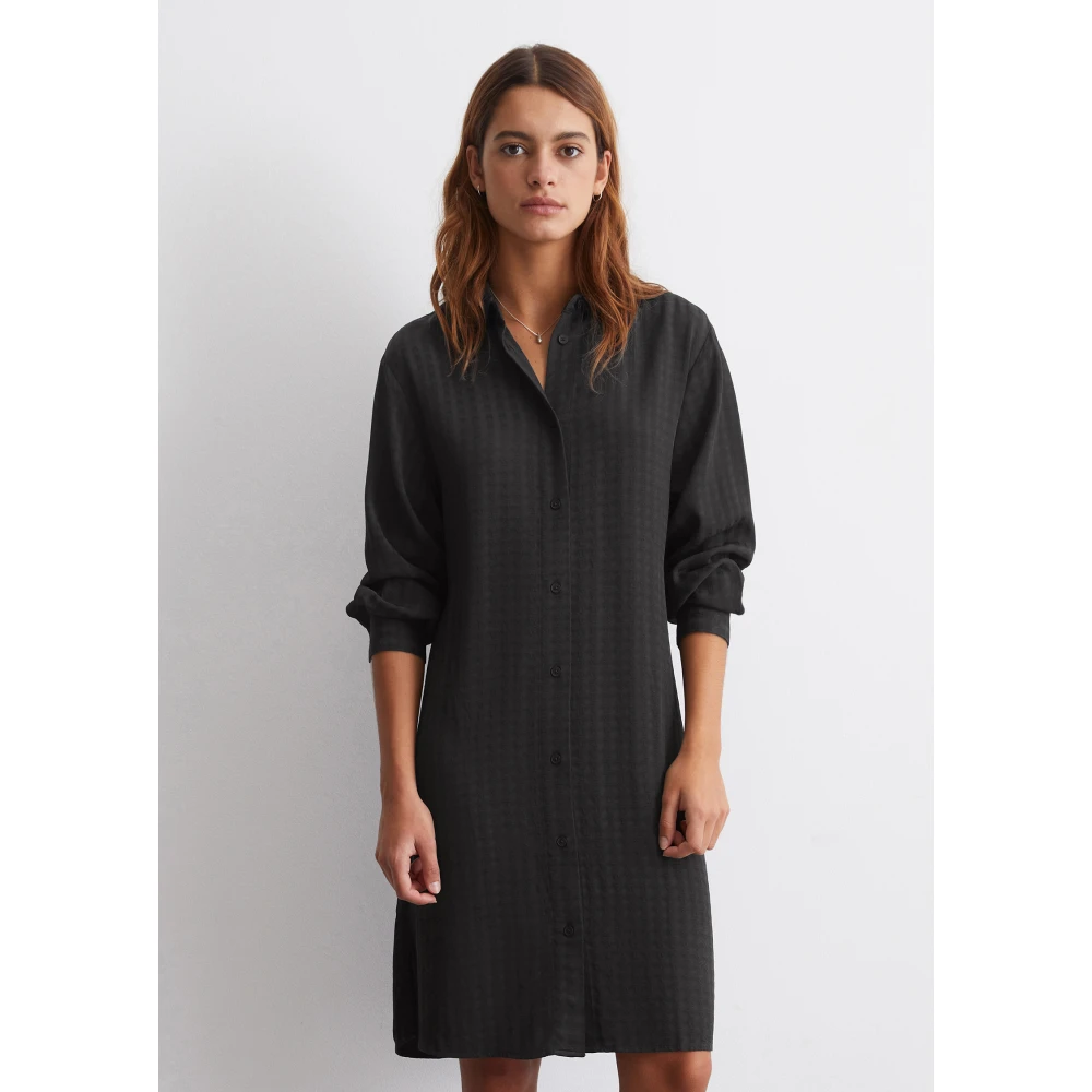 Marc O'Polo Overhemdjurk normaal Black Dames