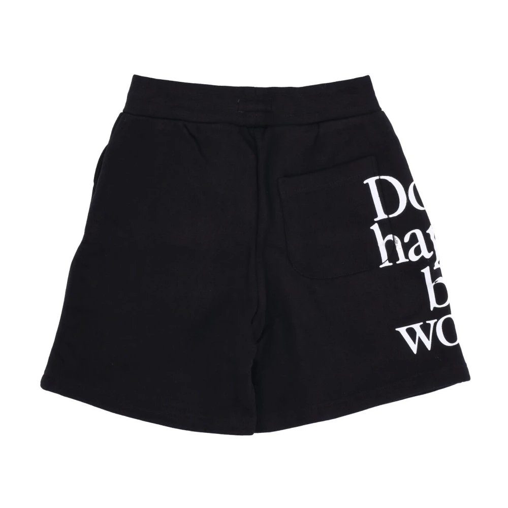 Market Smiley Logo Sweatshorts Zwart Black Heren