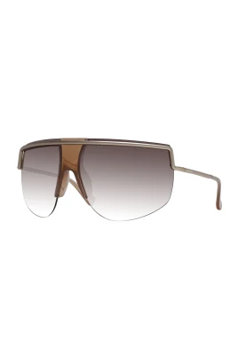 Guld Kvinnor Solglasögon Aviator Stil
