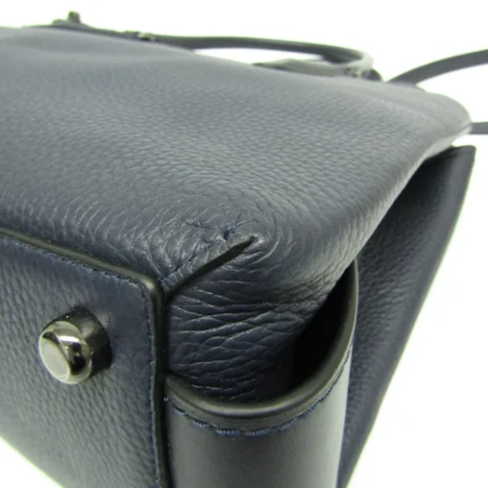 Coach Pre-owned Leather handbags Blue Dames