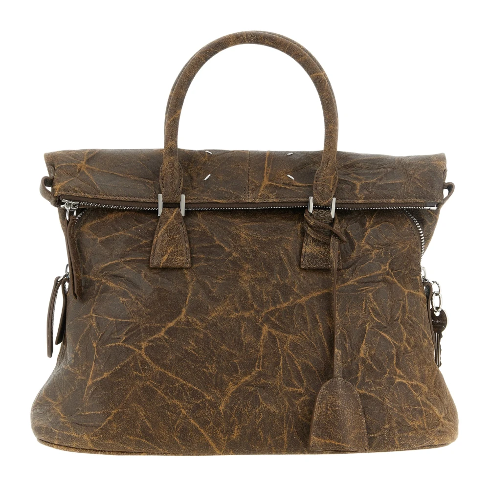Maison Margiela , Handbags, Female, Brown, One Size, 5Ac Soft Shoulder Bag