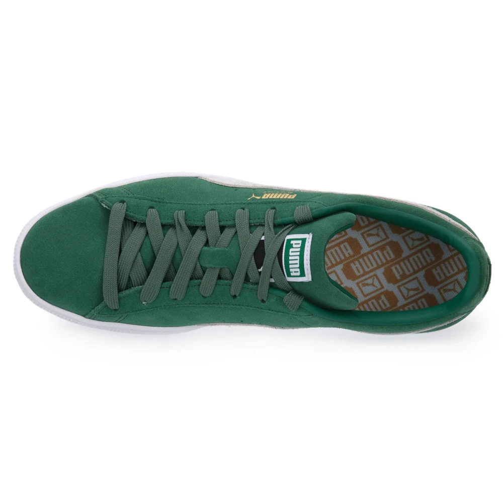 Puma Klassieke Grijze Suède Schoenen Green Dames