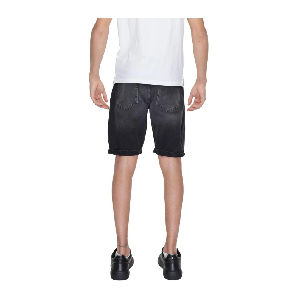 Antony Morato Katoenen Bermuda Shorts Collectie Lente Zomer Black Heren
