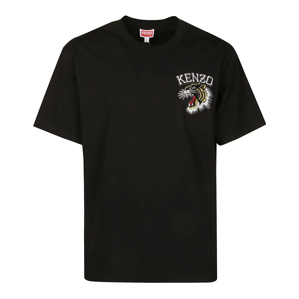 Kenzo Varsity Classic Tiger T-Shirt Black Heren