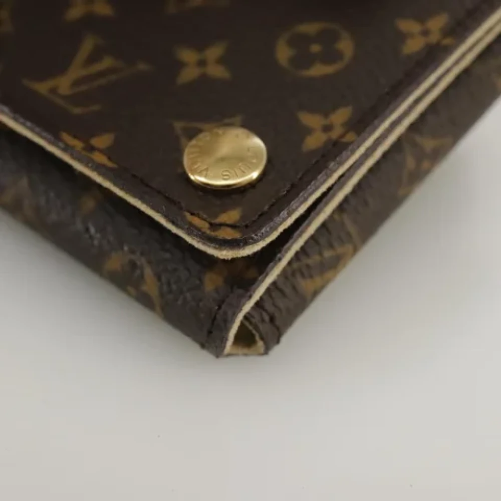 Louis Vuitton Vintage Pre-owned Canvas wallets Brown Dames