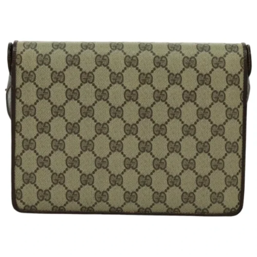 Gucci Vintage Pre-owned Leather gucci-bags Beige Dames