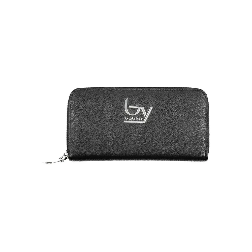 Byblos Women's Black Zip Wallet With Coin Purse