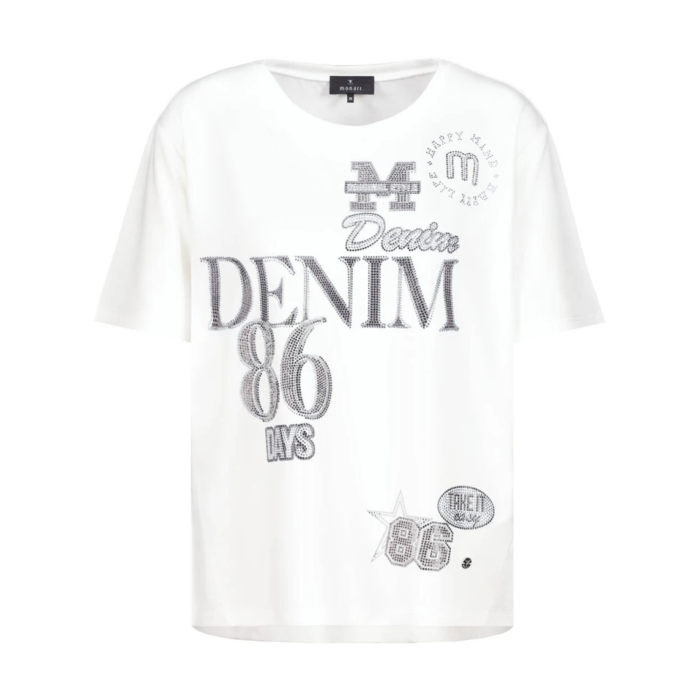 Monari T-shirt 408384 White Dames