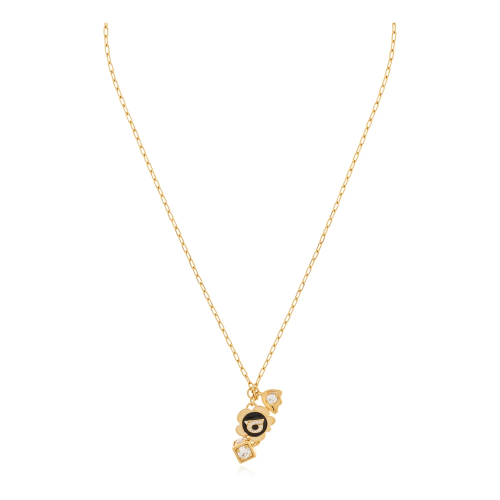 Ferragamo Donna Giallo Gan Flow Pendant Necklace