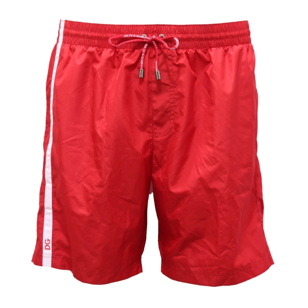 Dolce & Gabbana Hombre Rojo Trajes De Baño, Talla: L