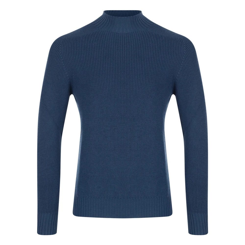 Gran Sasso Stijlvolle Gebreide Kleding Blue Heren