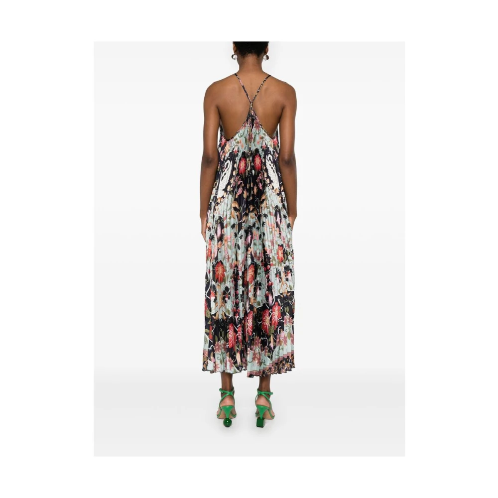 Farm Rio Botanische Print Halterjurk Multicolor Dames