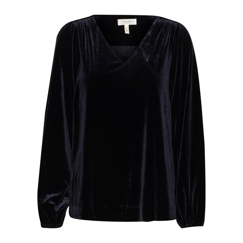 Part Two Elegante Dark Navy Blouse Madispw Blue Dames