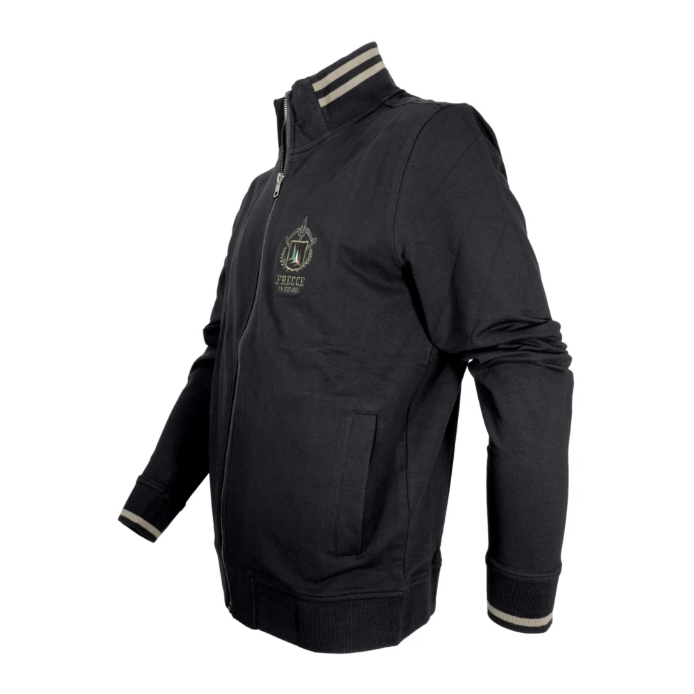 aeronautica militare Tricolori Pijl Rits Trui Zwart Black Heren